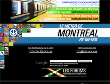 Tablet Screenshot of metrodemontreal.com